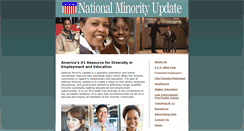 Desktop Screenshot of nationalminorityupdate.com