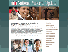 Tablet Screenshot of nationalminorityupdate.com